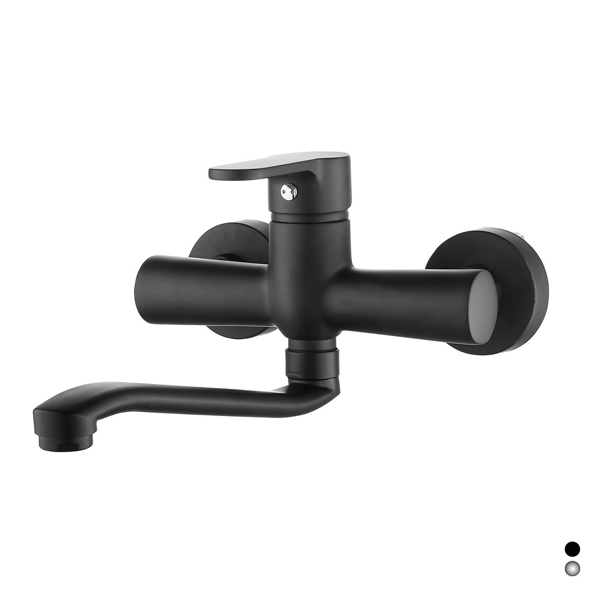 Mischer Mischer mit Schwarz-Mantel-Waschbecken