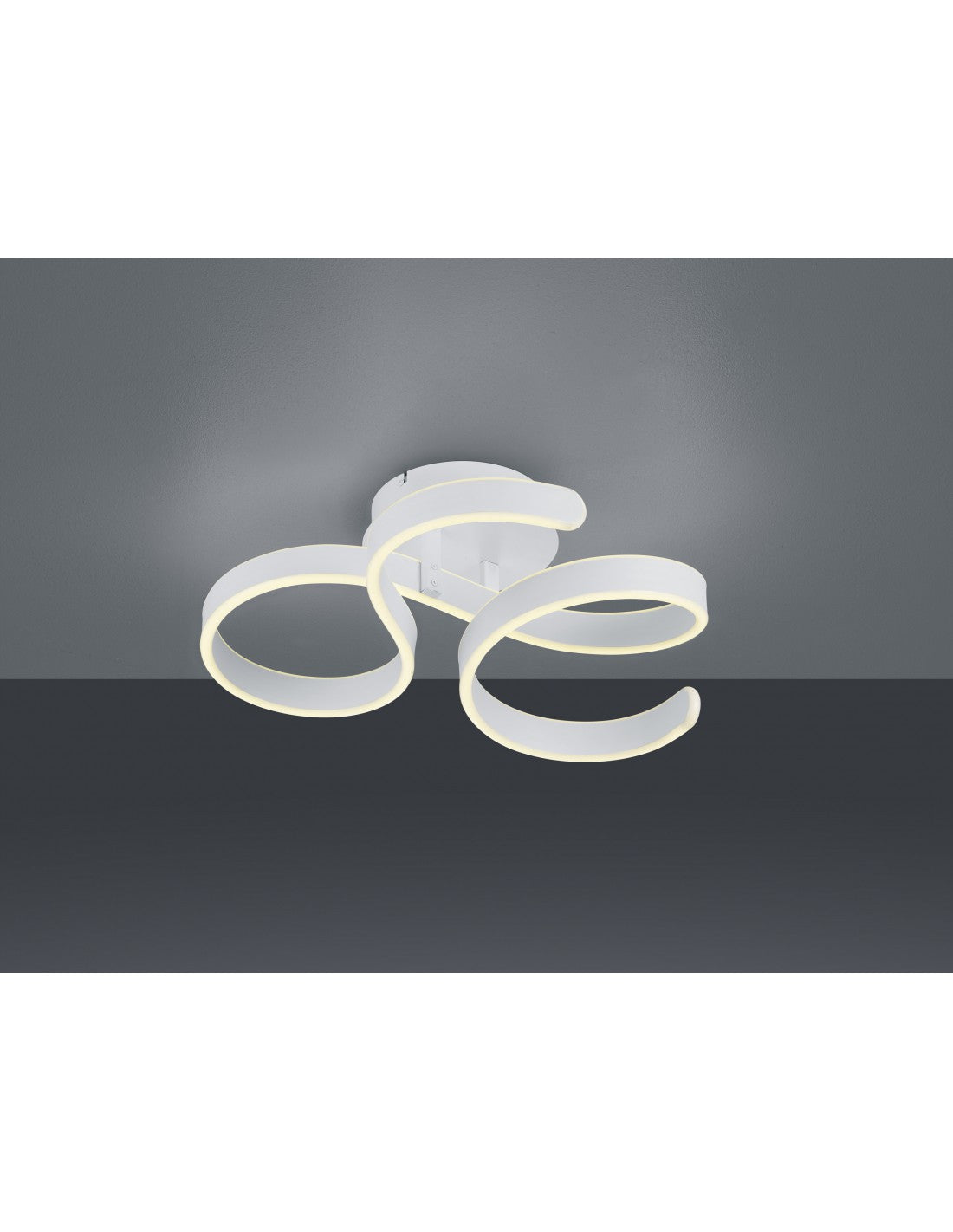 Francis Vortici Weiße LED-Deckenleuchte 40 W Dimmbare Trio-Beleuchtung