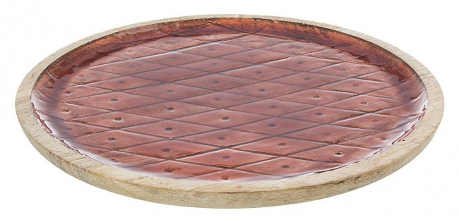 2x dekoratives Mangus Red Dish