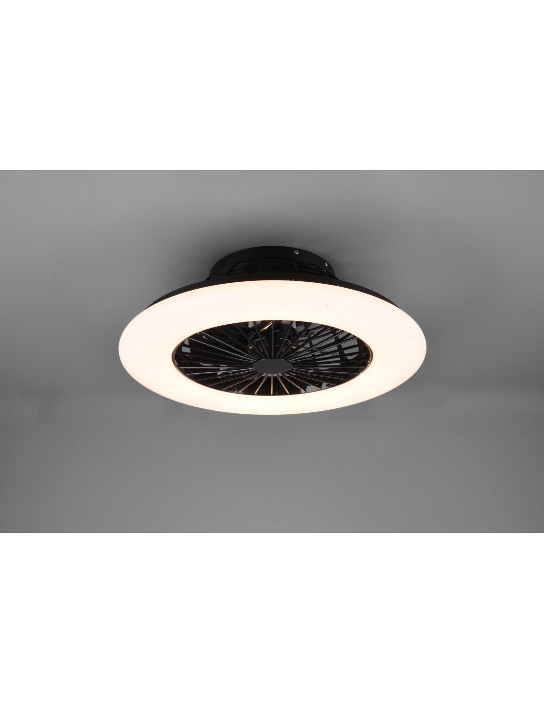 Ventilator Lampadarium Led Deinbare Stralsund-Black Trio Lighting