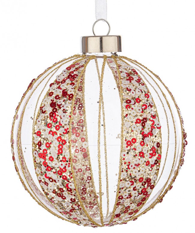 8x Sphere Vt Spangly Rosso