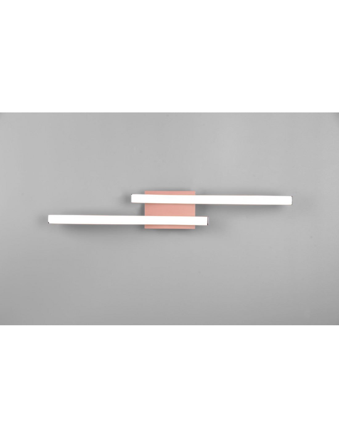 Deckenleuchte Design Doppelstab LED 4000k Route Rose Gold Trio Lighting