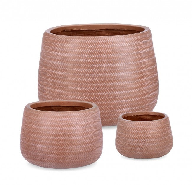 Set3 P. Vaso Tressage To Terracotta
