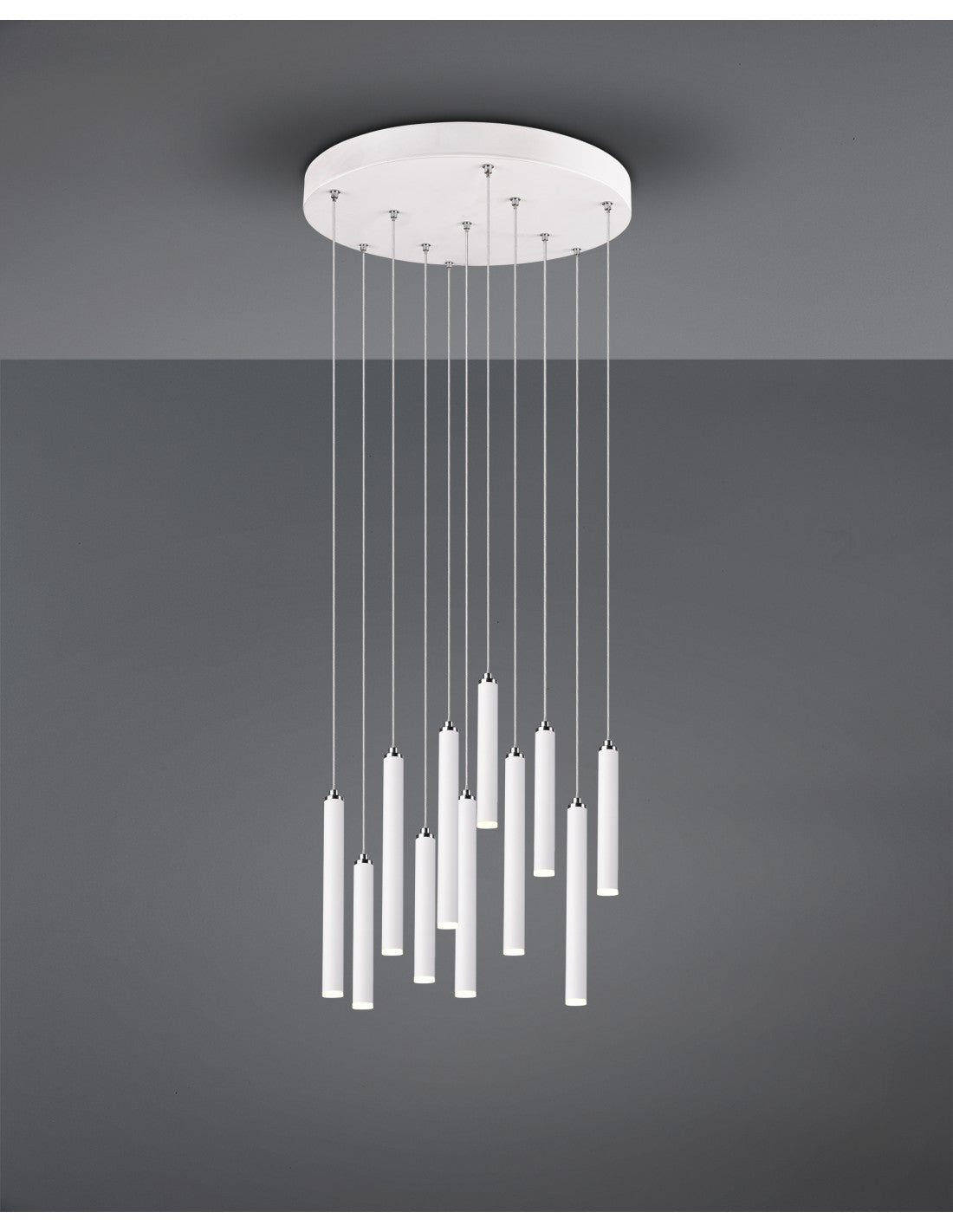 Moderne Tubular 11 Tubular 11 Tuble Led Bianco Ø40 cm Trio Lighting