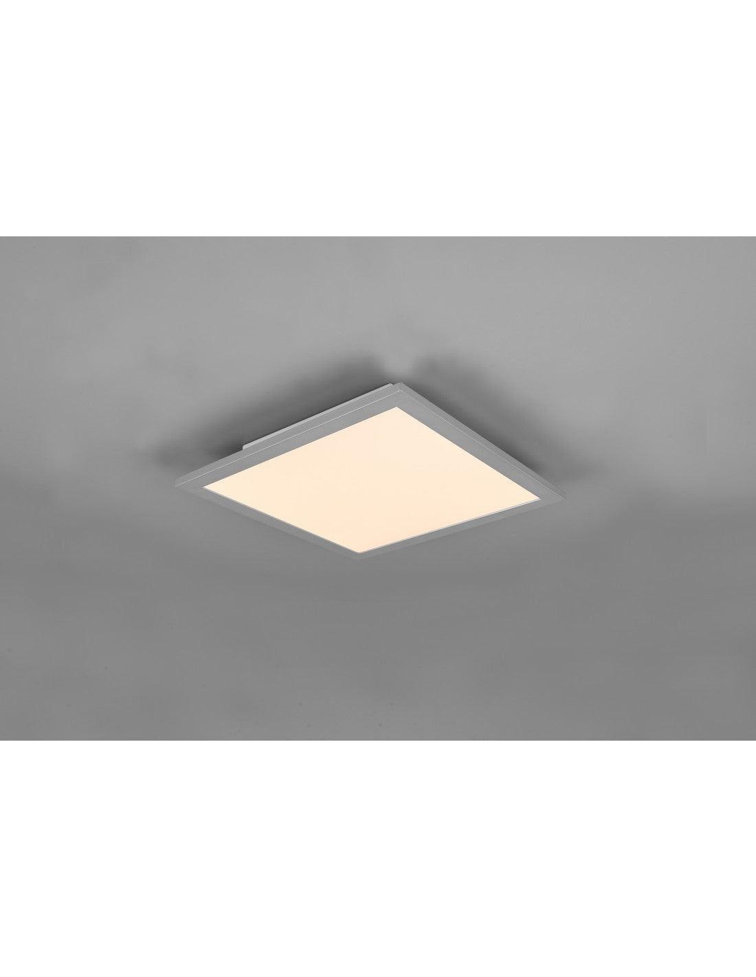 Moderne quadratische Deckenleuchte Gamma Aluminium Led Dimmer Trio Lighting