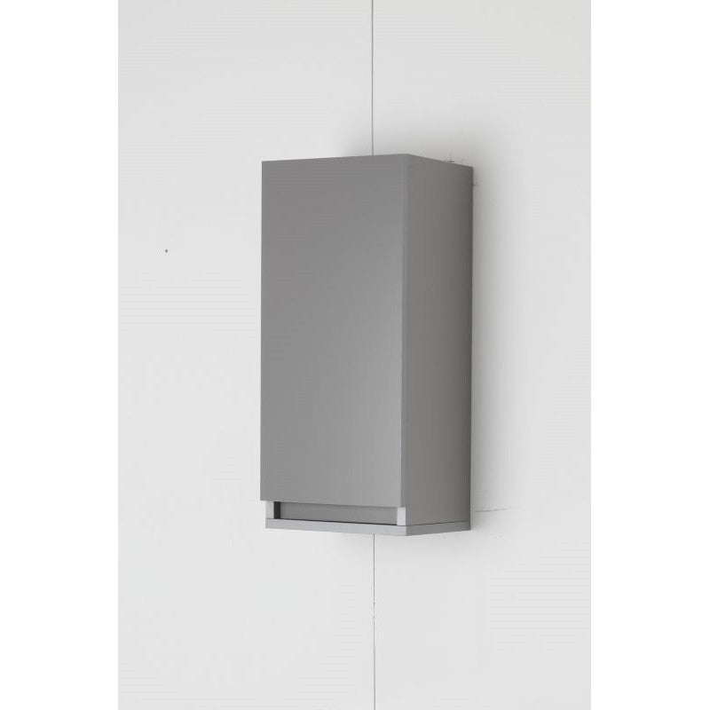 Eintüriges Hängeelement in Pastellgrau 30x25x h69 cm