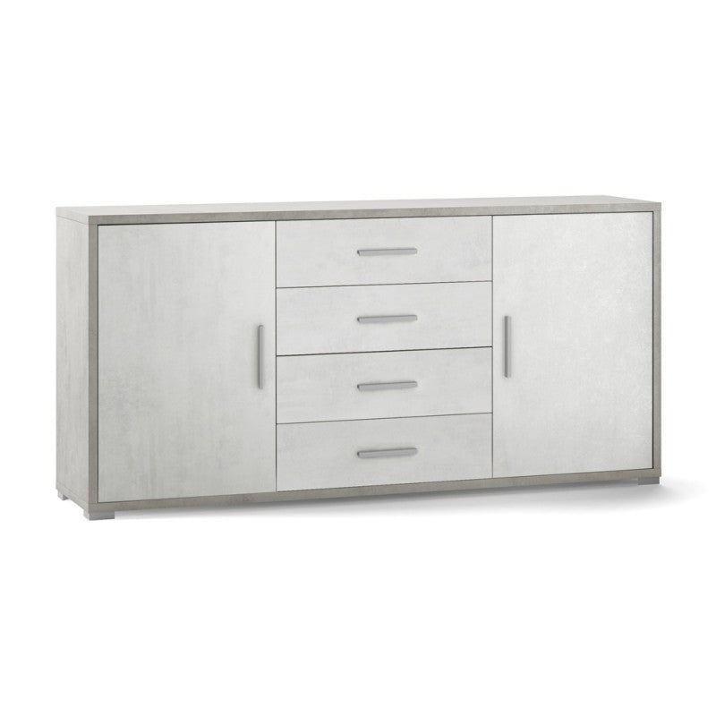 Make Zwei-Fi-Cement Cement Cement Bianco 174x41x h84 cm