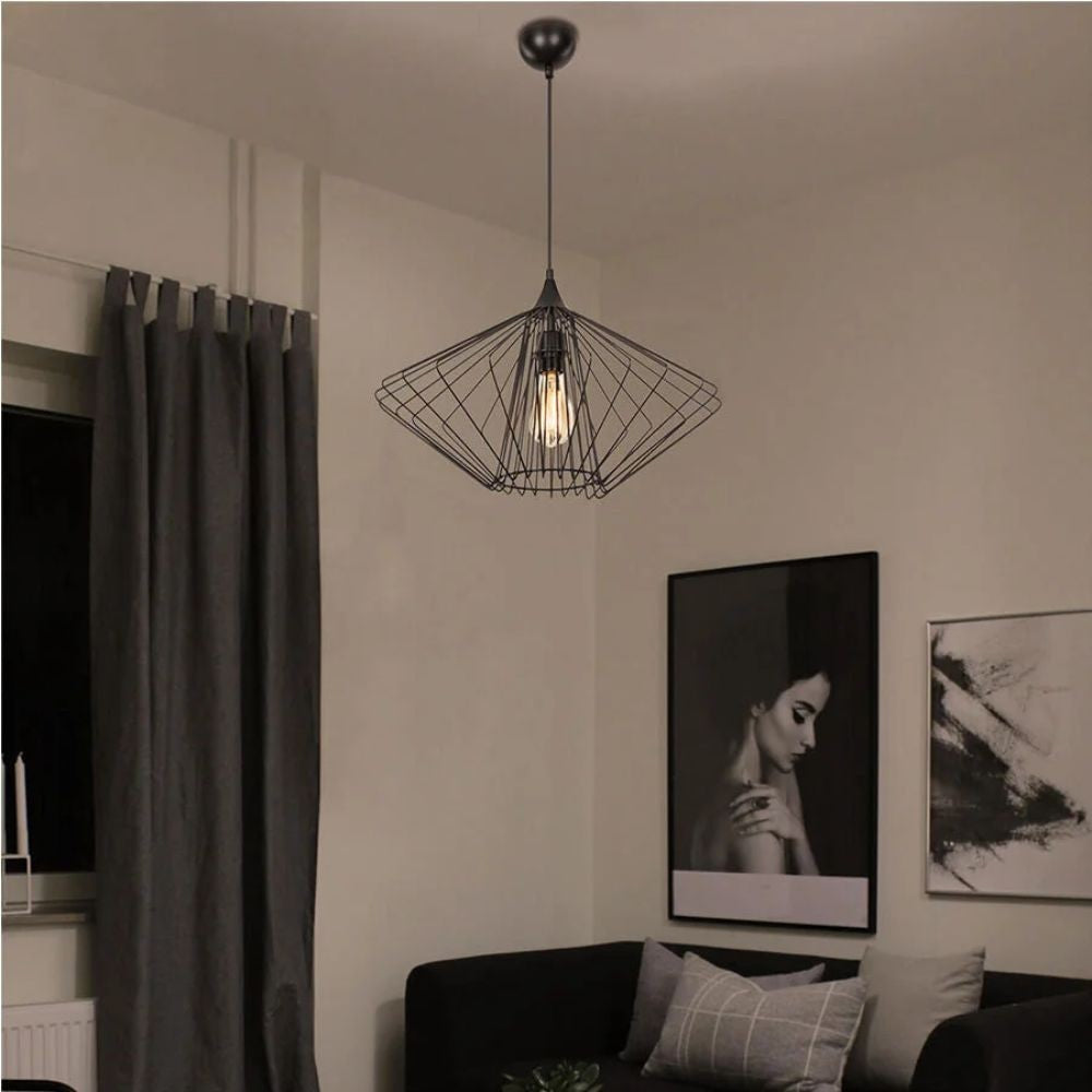 Pendelleuchte Arona ASZ1360 metallic wire schwarz
