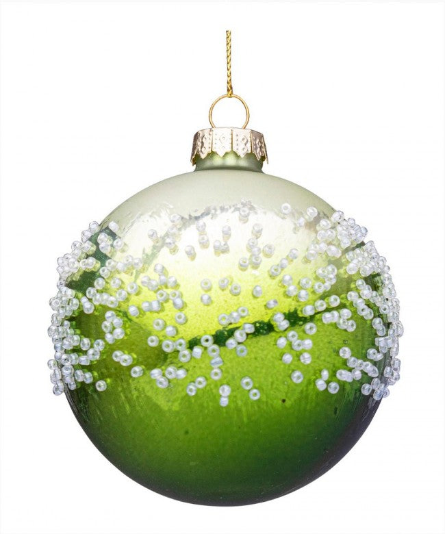 12x Kugel VT schmücken grün