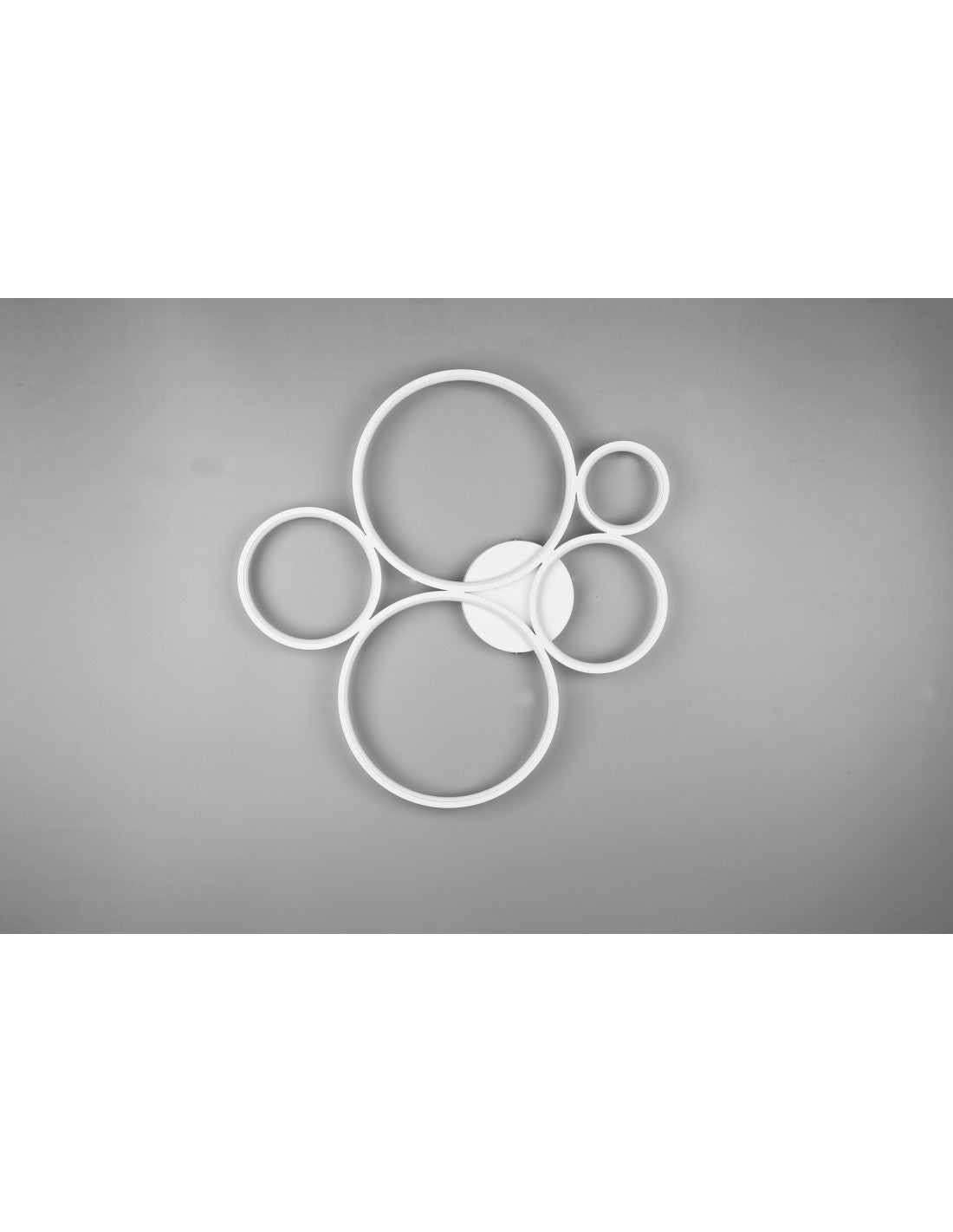 Plafoniera Rondo 5 Cerchi Le Deinbare Bianco L59 cm Trio Lighting