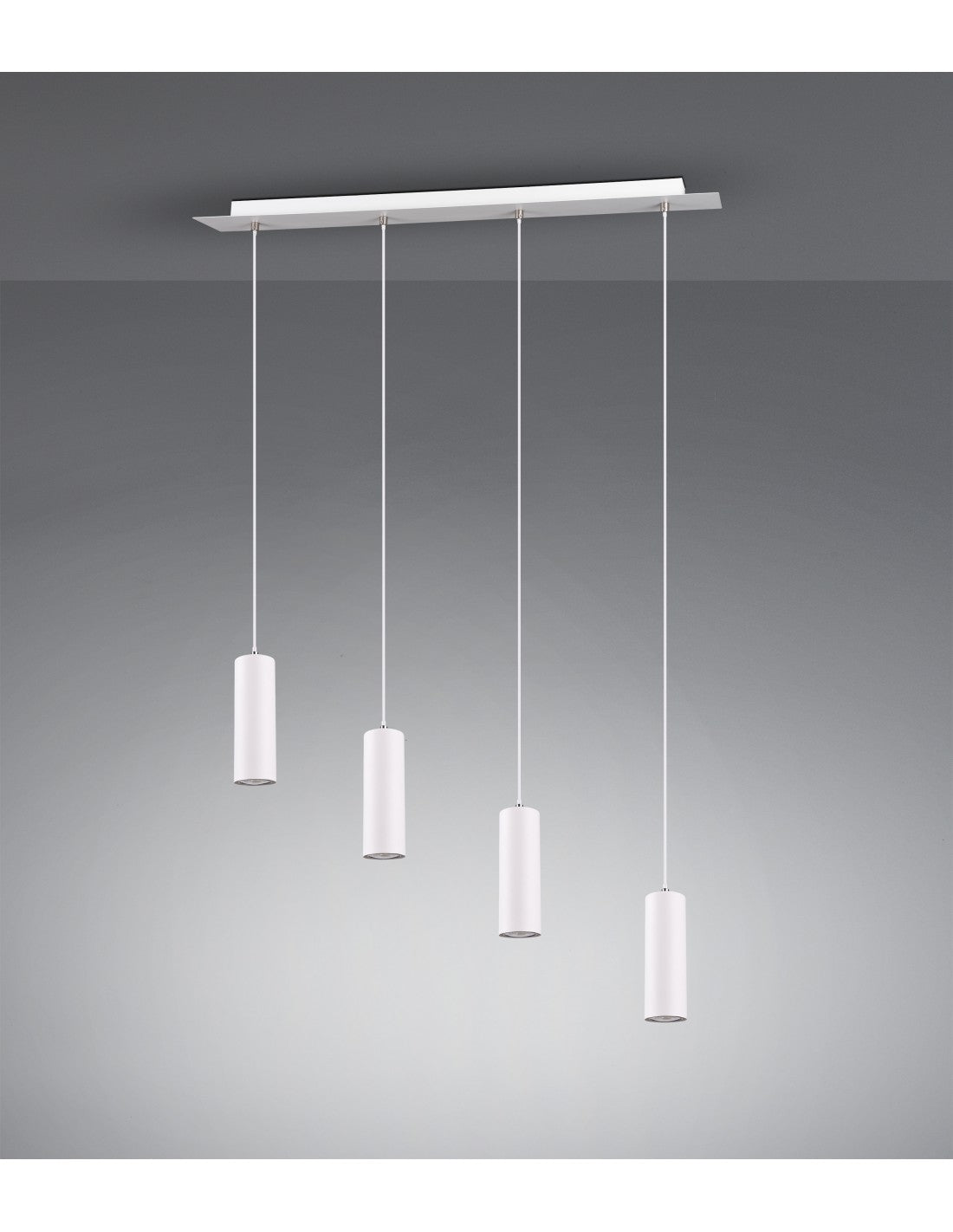 Hängeleuchte 4 Lichtpunkte GU10 Marley White Trio Lighting