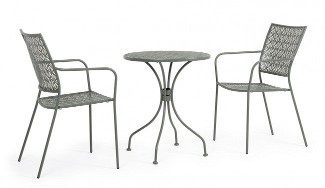 4x C-Br Lizette Stuhl Dunkeloliv