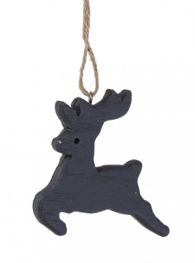 12x Anhänger Kote Rentier Grau