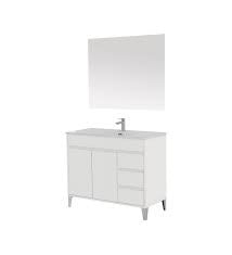 Badezimmer Badezimmer Bad Weiß Zwei-Fächer Zwei-drei-Schubladen 102x47x h85 cm