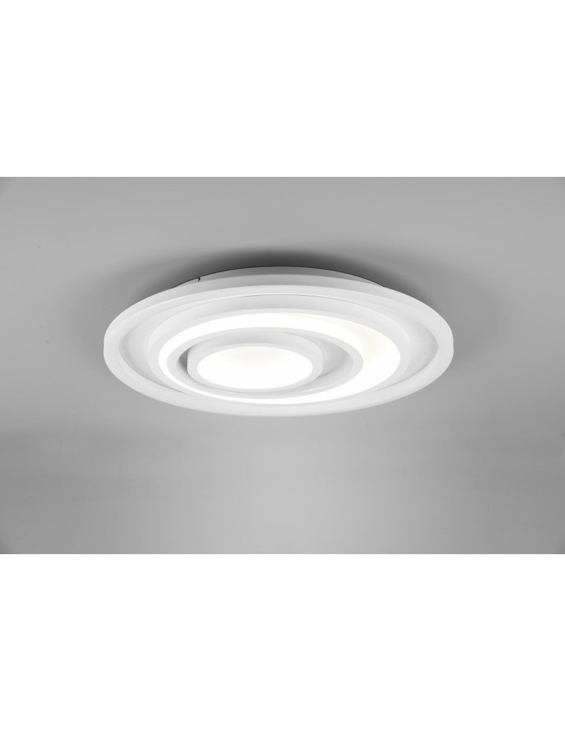 Großer Plafoniera Kyle Modern Modern Delt Kagawa Bianco Trio Lighting