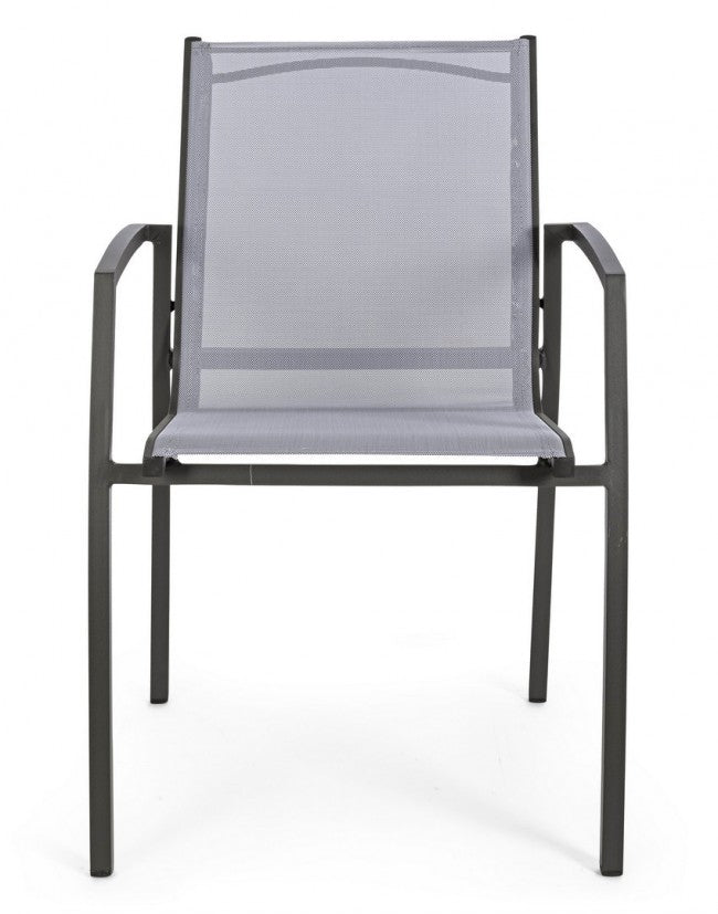 6x Stuhl C-Br Hilla Anthrazit Lh32 -