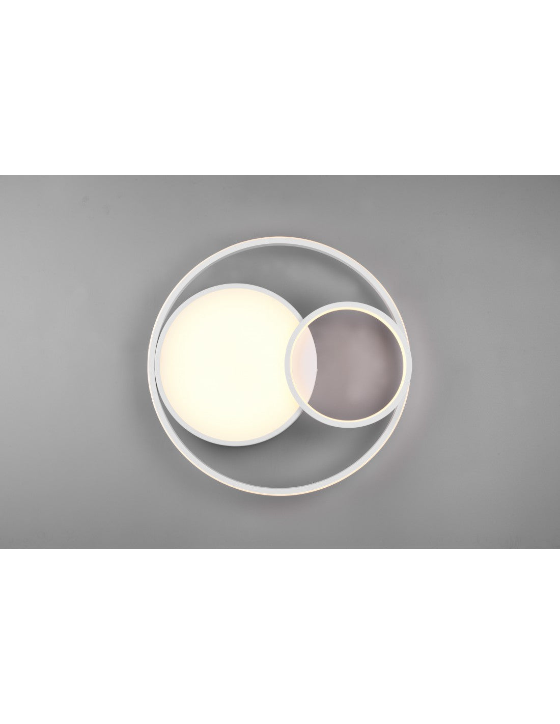 Bianco Led Dimmer 28w Trio Lighting, Lampada Soffito Moderna Vuelta 3 Led