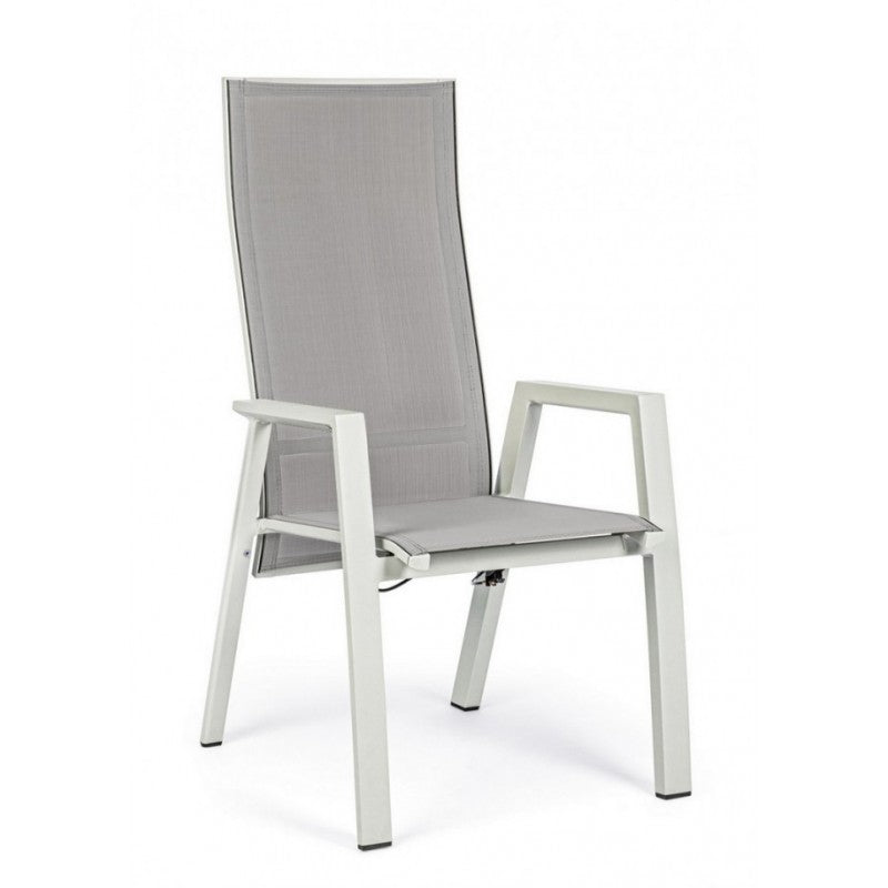 Steven Lunar Liegegarten-C-BR-Stuhl 59x72x112h cm