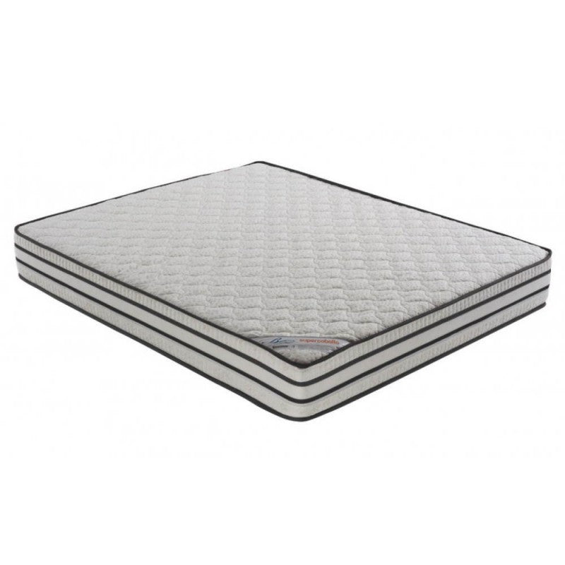 Doppelmatratze aus Polyurethan und Memory-Schaum SUPERCOBALTO 160x190x h25 cm