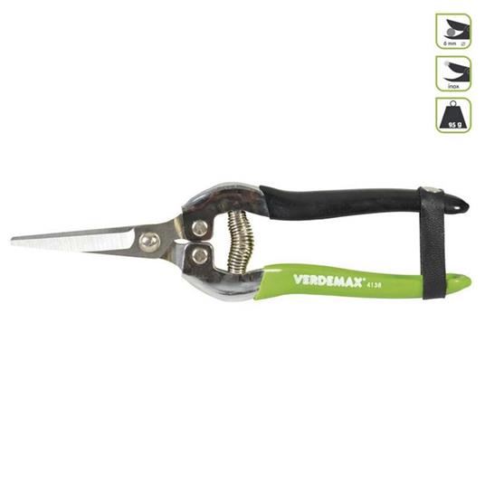 Verdemax-Weinleseschere, 18 cm lang, ideal für die Weinlese.