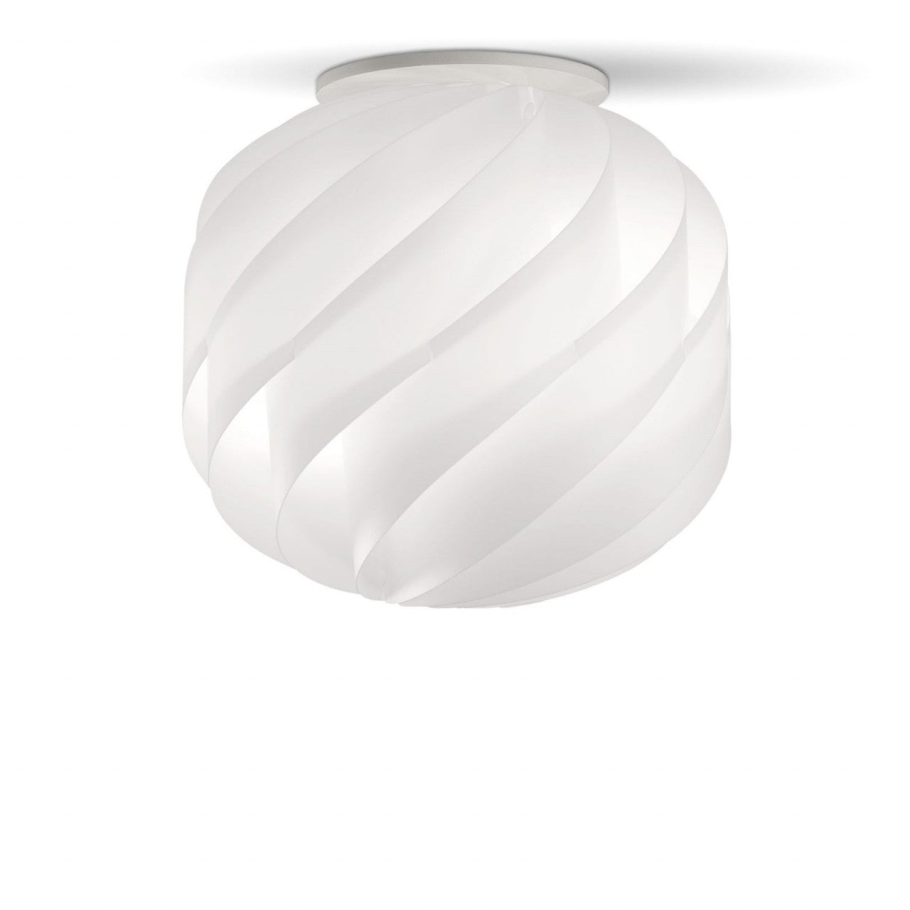 Moderne weiße Deckenleuchte cm. 40 x 39h