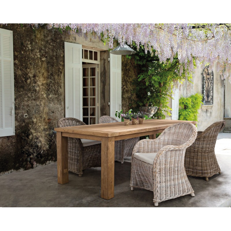 Poltrona Martin New Natural mit Kissen