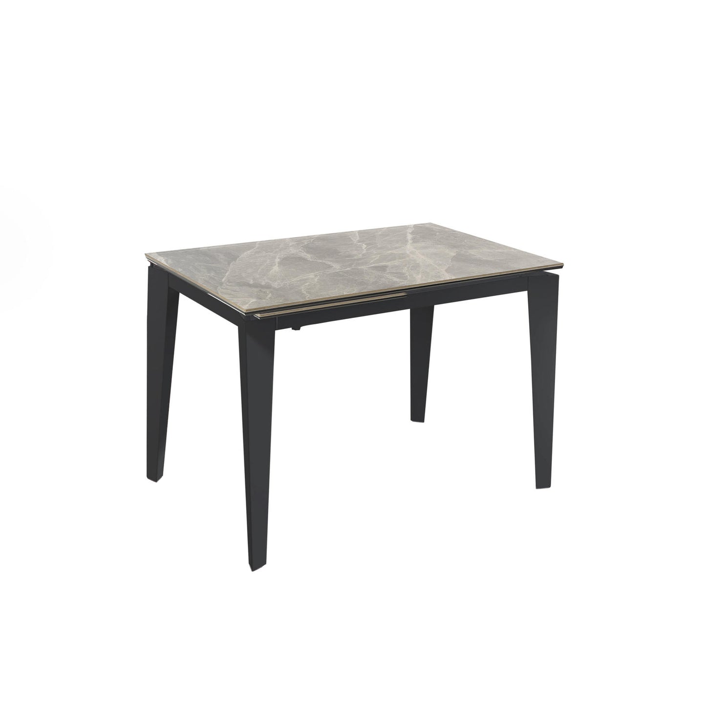Ausziehbarer Tisch mit Keramikplatte 120/170x80 cm