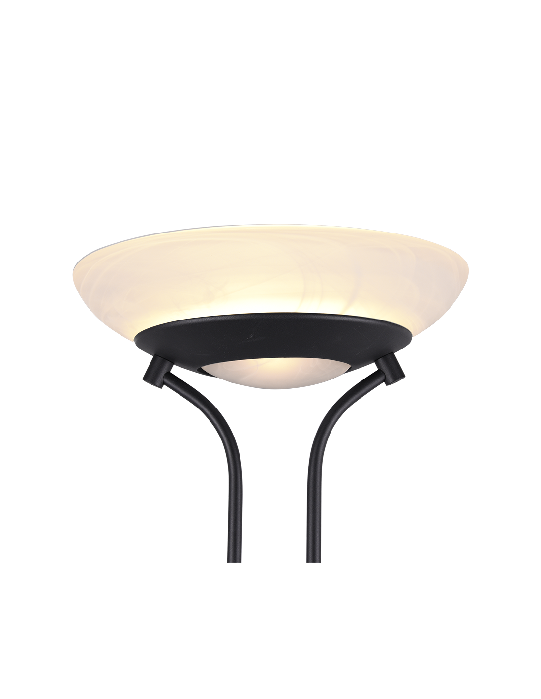 LED-Stehleuchte mit Lesestrahler Orson Black Trio Lighting