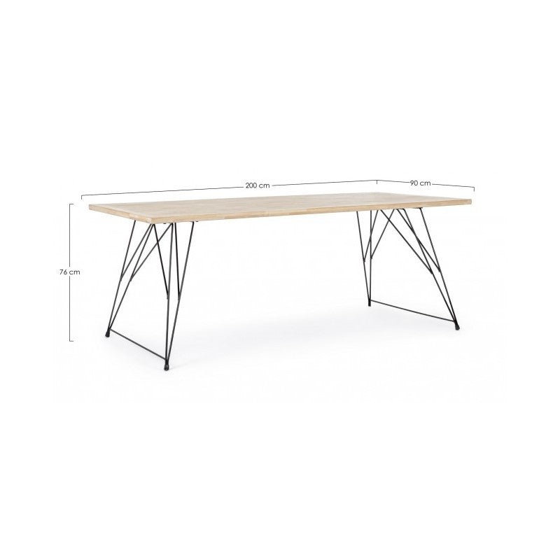 Industrial-Design Industrial-Holz DISTRICT 200x90x h76 cm