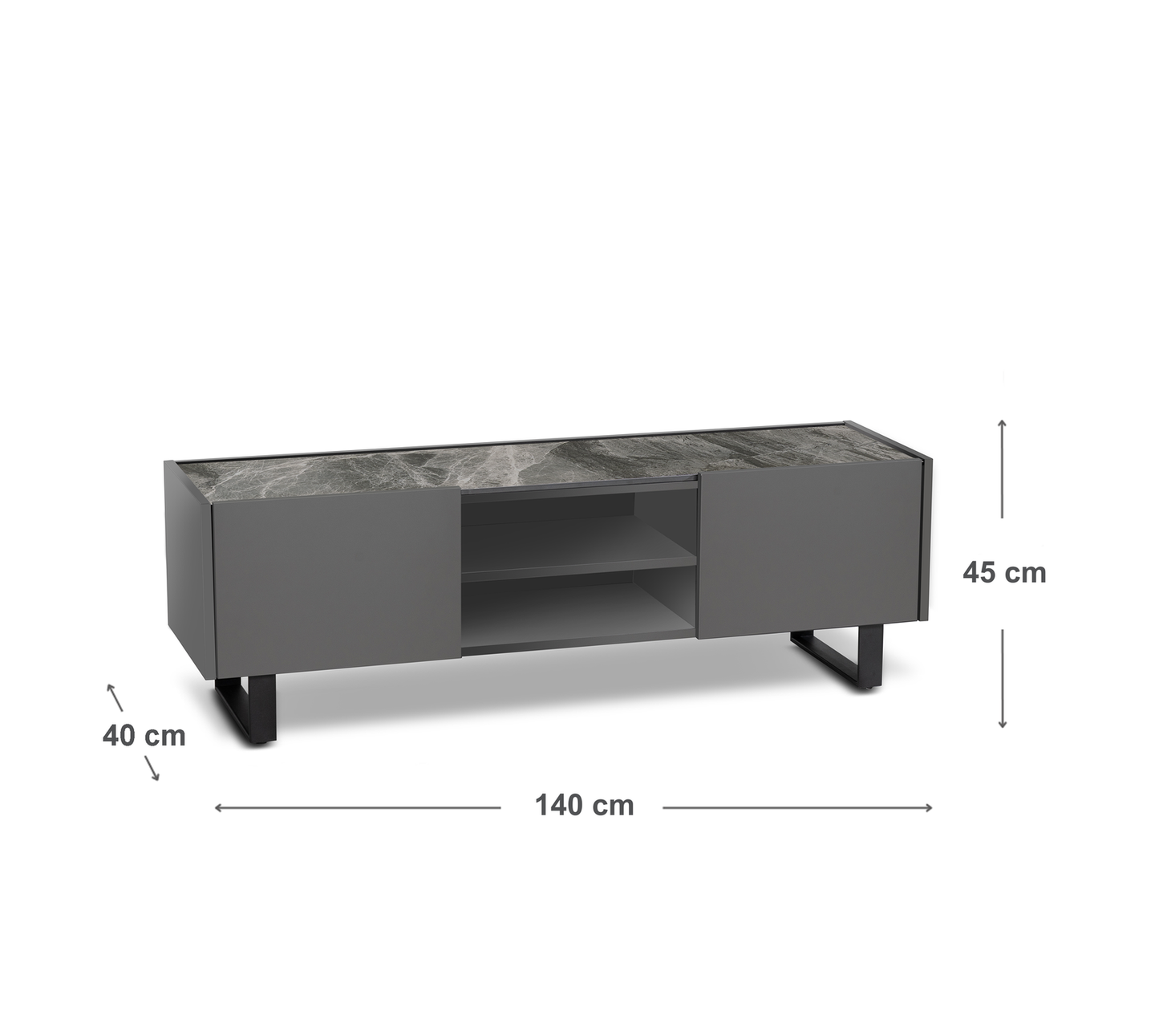 Grau-grau-grau-grau-grau-grau 40 cm x 140 cm x 45 cm