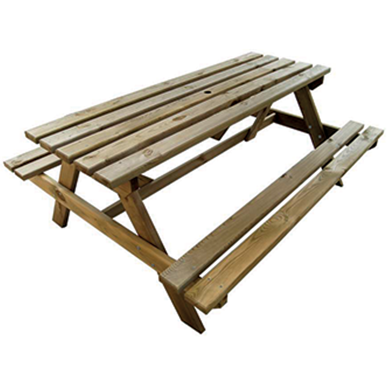 Picknicktisch aus imprägniertem Holz