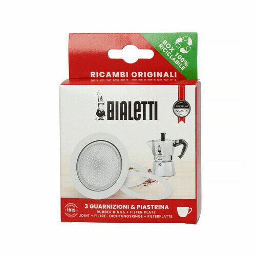 Filterdichtungen für eine 12-Tassen-Kaffeemaschine von Bialetti