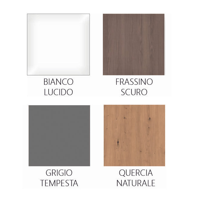 Hängender Badezimmerschrank Dearum aus dunkler Esche – 80 x 45 x 52 cm