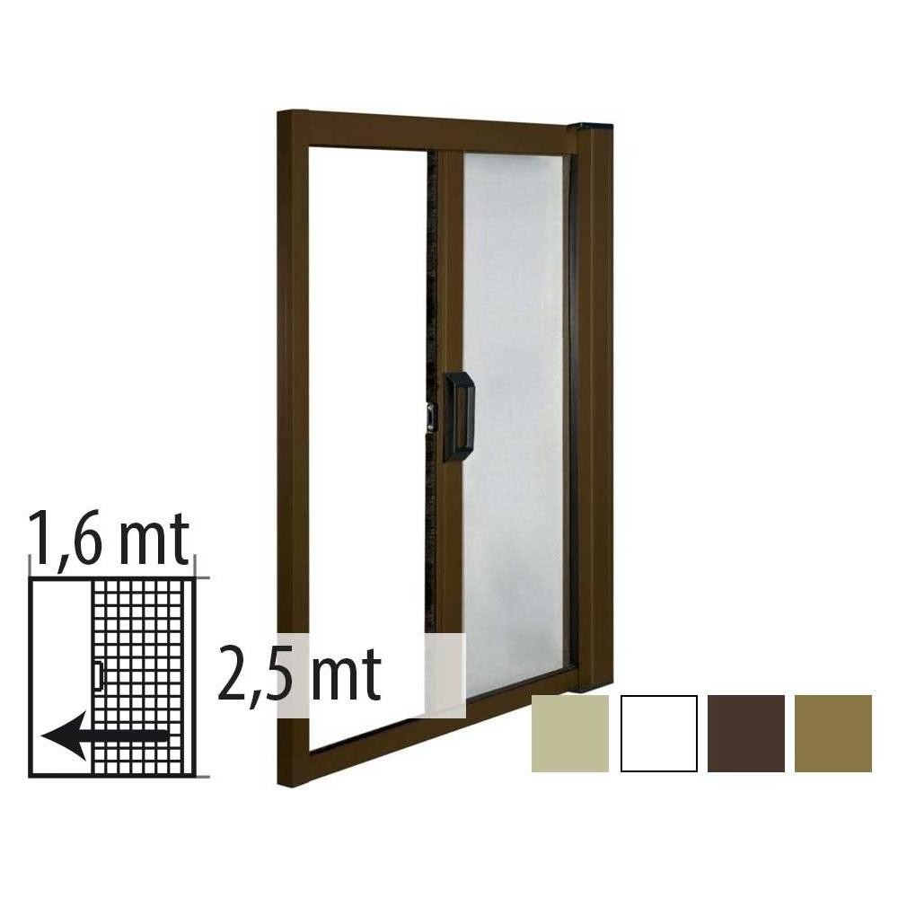 Iris-Moskitonetz cm. 60-320 x 250 Querformat Braun