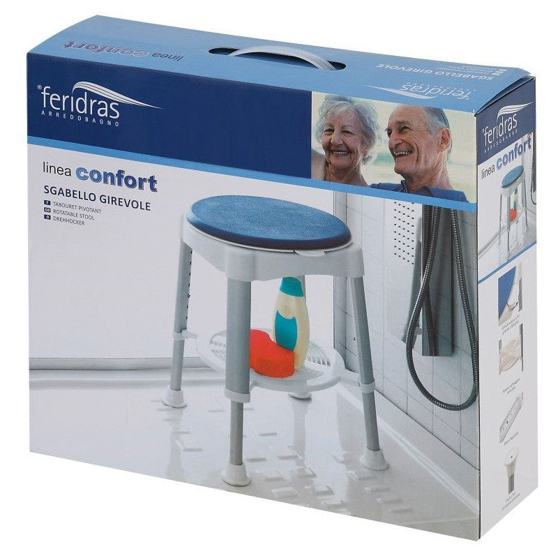 Aluminiumhocker für die Dusche 52x52x h58 cm