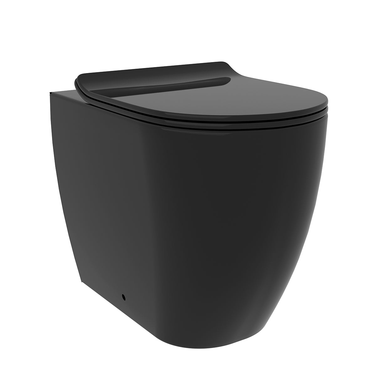 Spülrandloses Vorwand-WC Greta – Mattweißer Universalablauf