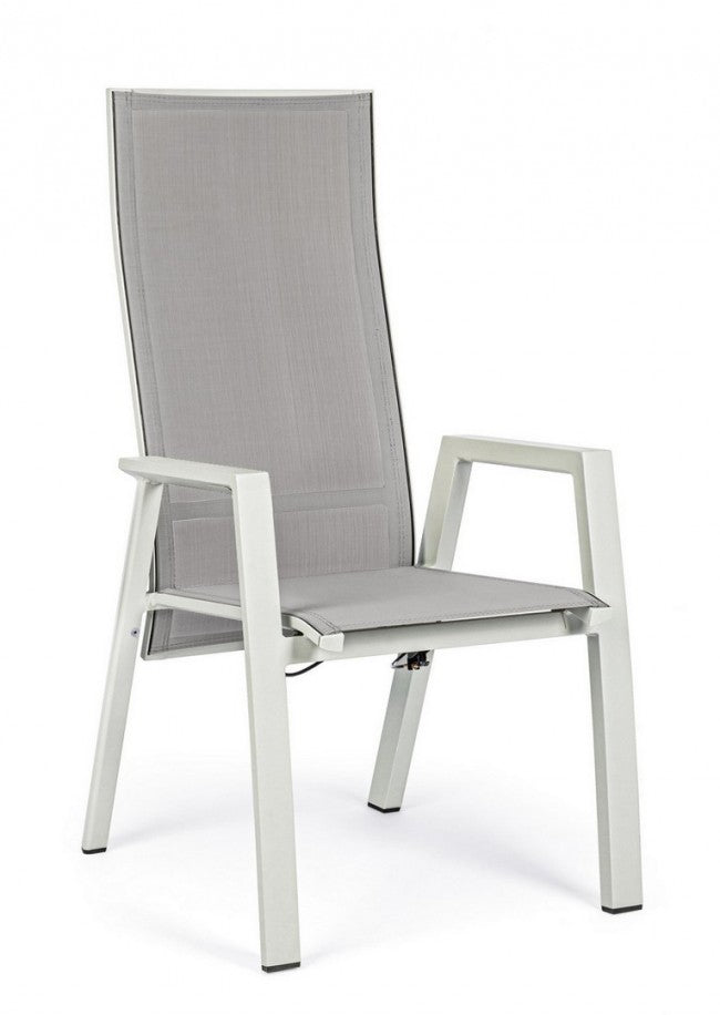 Steven Lunar Liegegarten-C-BR-Stuhl 59x72x112h cm