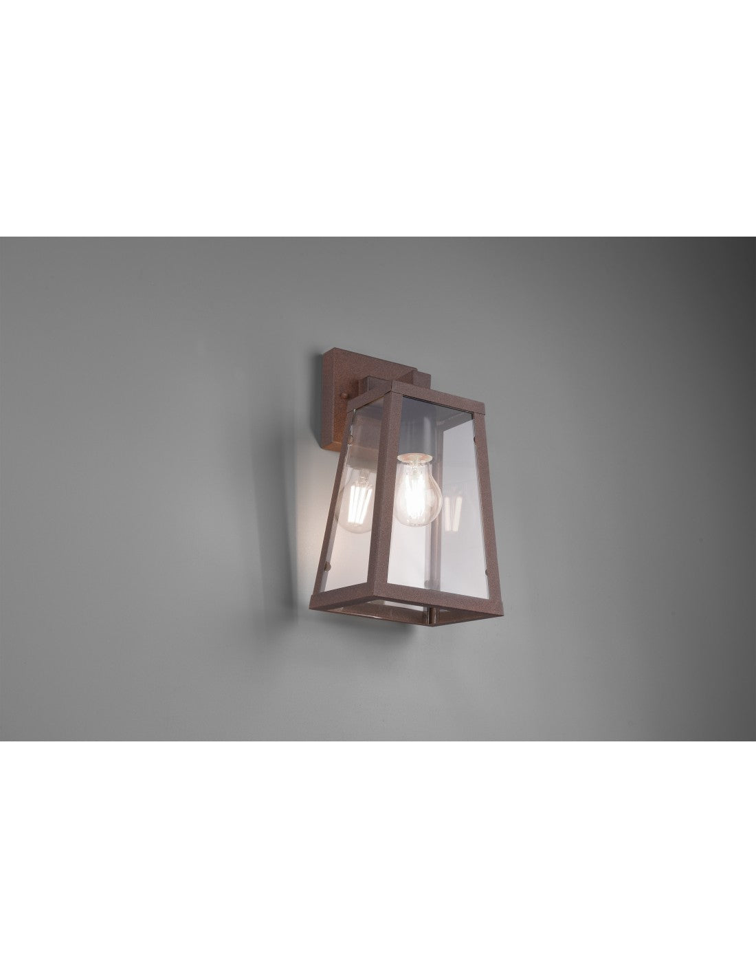 Applikationslaterne IP44 Arkansas Rust H32 cm Trio Lighting