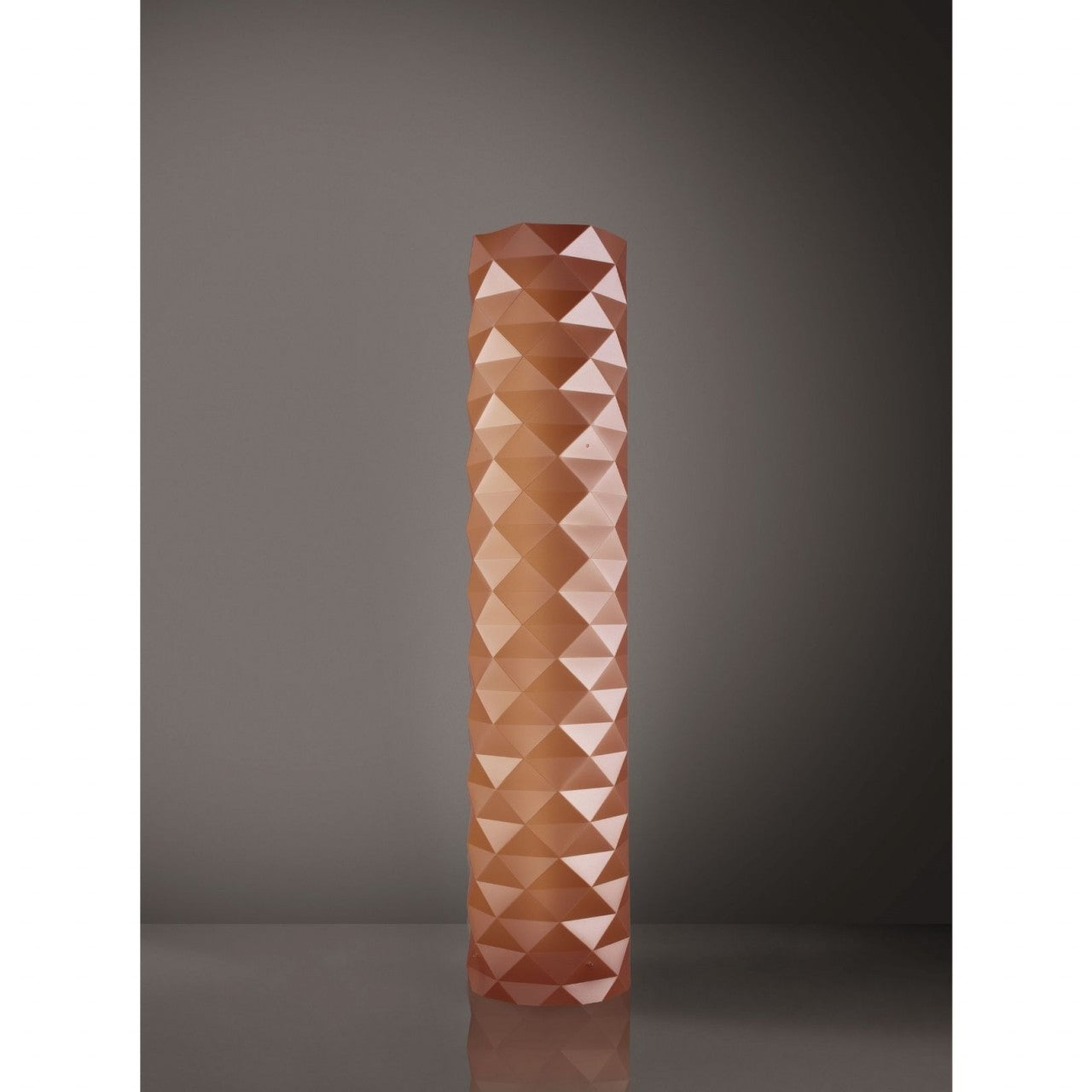 Kupfer Metall Stehlampe Cm. 27 x 123h