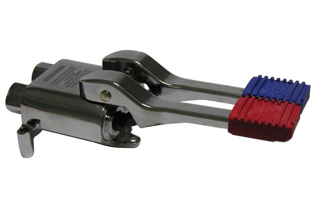 2-Wege-Fußaußenhahn mit flexiblem Schlauch und 1/2-Hahn