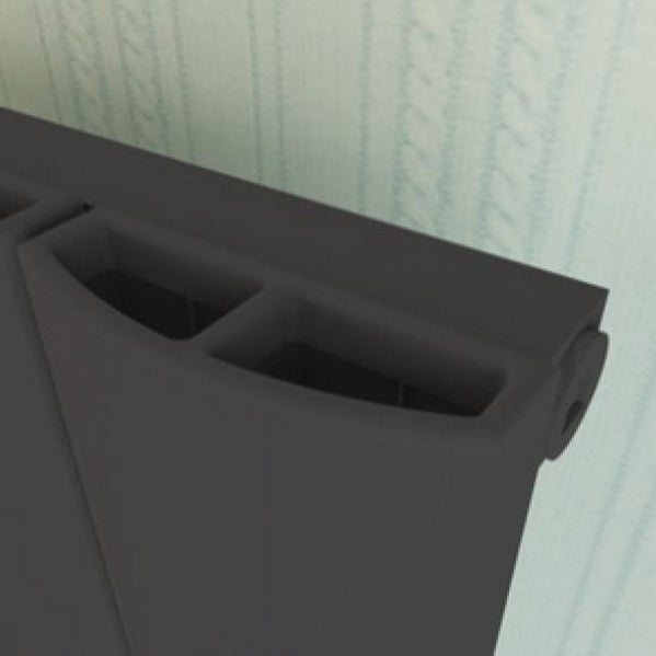 Weißer Dekoheizkörper H1800 - L. 280 mm