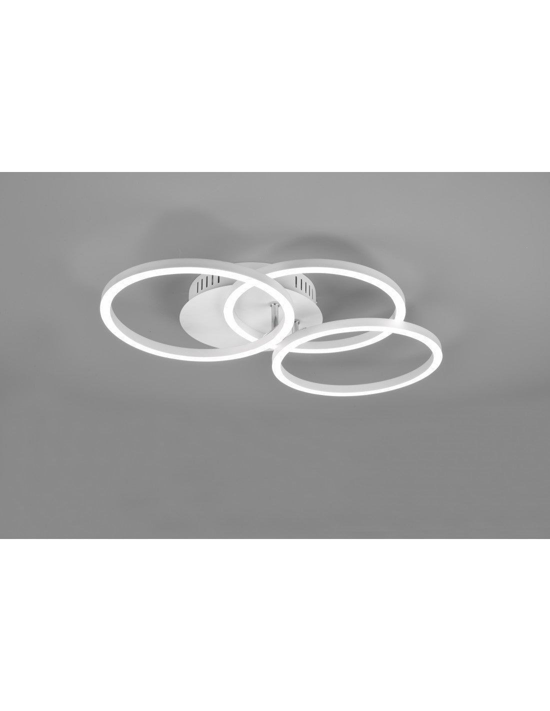 Deckenleuchte 3 verstellbare Kreise LED Dimmer Circle White Trio Lighting