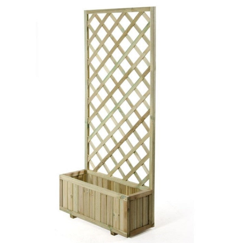 Gartenpflanzgefäß aus Holz 75x25x20-180 cm