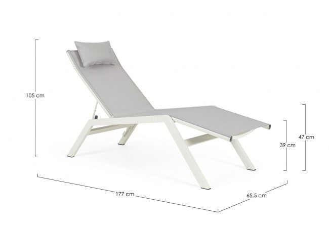 Chaiselongue C-P Krion Lunar