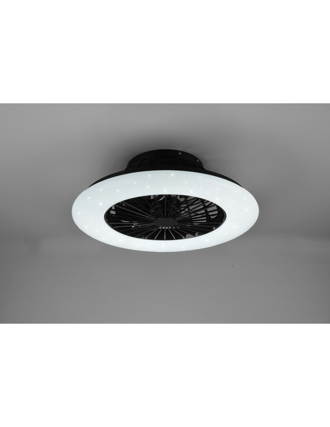 Ventilator Lampadarium Led Deinbare Stralsund-Black Trio Lighting