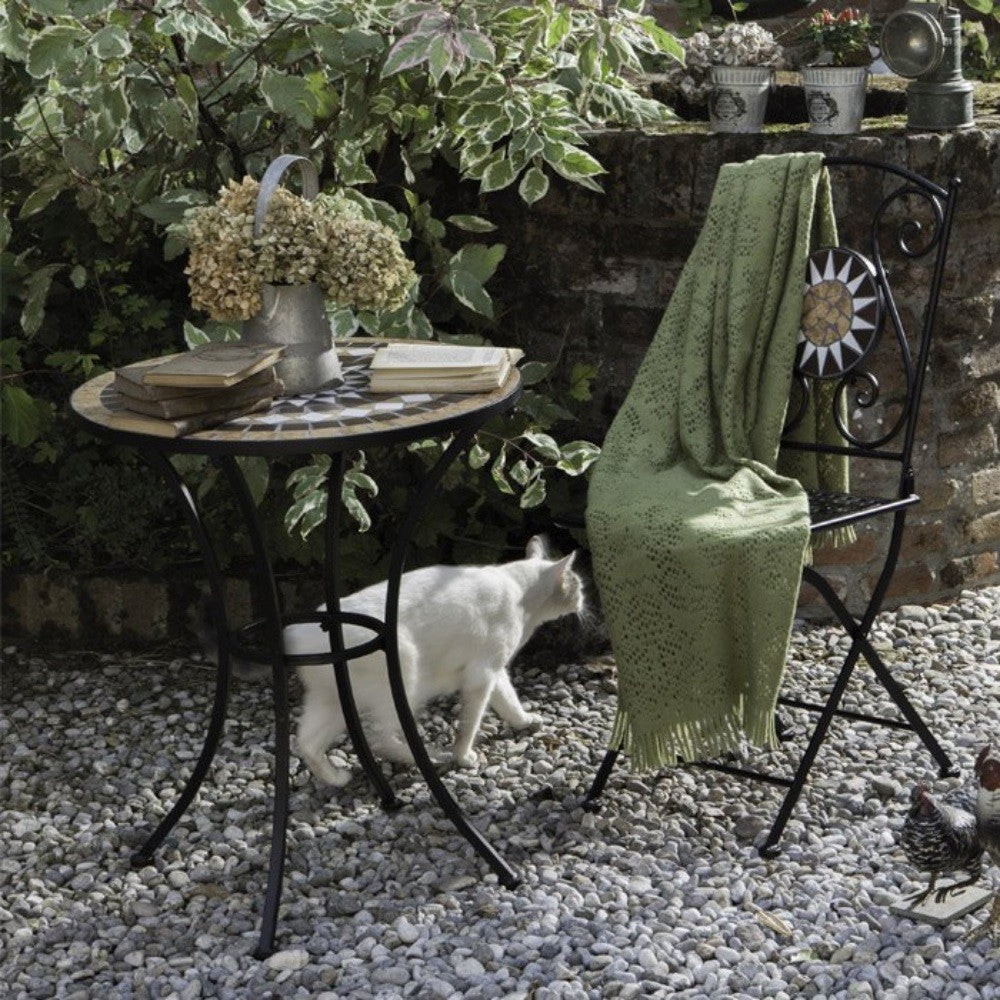 Paar Verdelook-Mosaikstühle