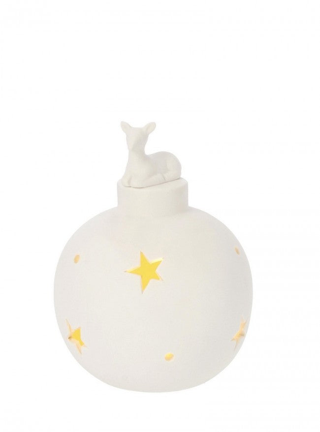 12x Kugel Dekoration Hirsch H14.3 C.