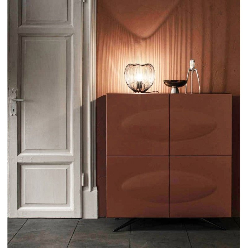 Tischlampe im modernen Stil in schwarz h 25