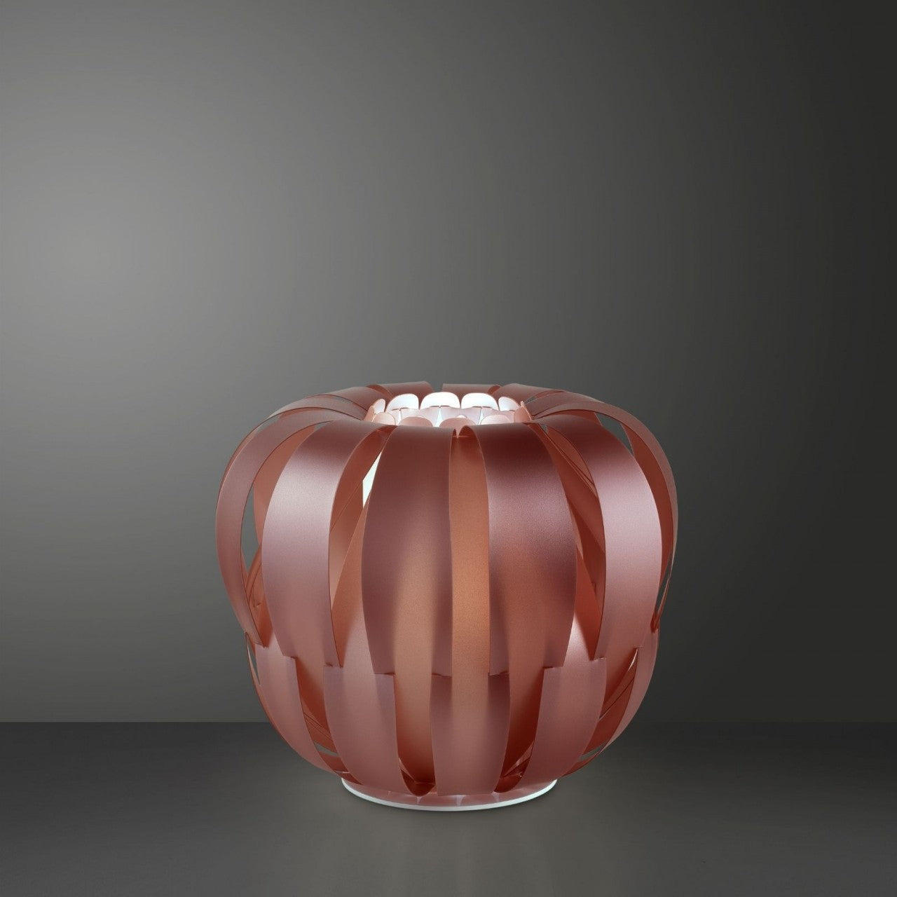 Piantana Pink Metal in Metal Bianco Cm. 60 x 55h