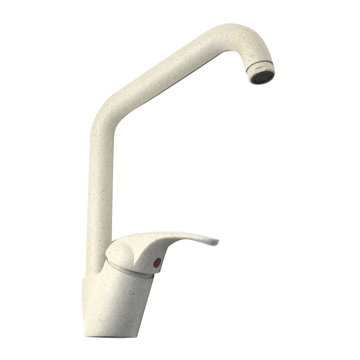 Spültischmischer mit drehbarem Auslauf Mod. Granithafer der Quadro Marzia-Serie